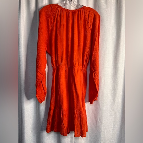 L*Space Feelin’ Fine Coverup Mini Dress in Orange - Picture 4 of 6